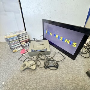 E075-I57-3305 SEGA セガ SEGA SATURN セガサターンHST-3210 ゲーム機 ソフト31本付 本体動作確認済