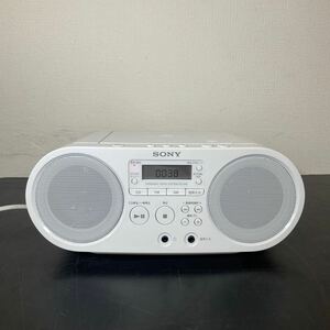 SONY ソニー パーソナルオーディオシステム ラジオ AM FM CD ホワイト 美品 ZS-S40