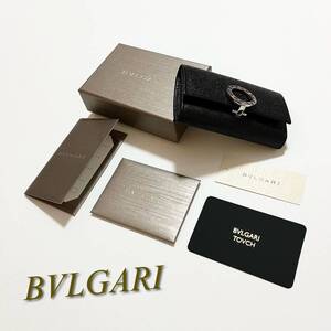 ほぼ未使用★ BVLGARI ブルガリ キーケース ブラック 黒 箱 カード付き メンズ ファッション レザー イタリア 高級 ハイブランド