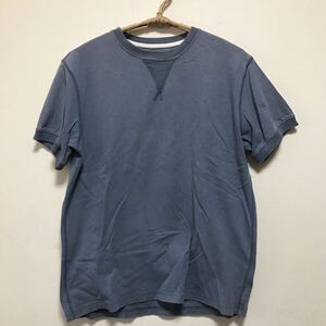 中古　無印良品　青 クルーネック 半袖 TシャツTシャツ 半袖 半袖Tシャツ 