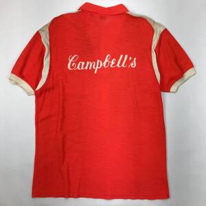 50S60S ビンテージ USA製 Hilton ボーリングシャツ ポロシャツ キャンベル Campbell