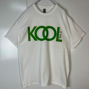 KOOL クール Tシャツ 大判 タバコ 企業物 白 たばこ デカロゴ 90s 野村訓市 着 STP y2k 00s Marlboro バドワイザー ハーレーダビッドソン