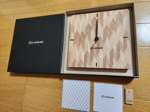 【未使用】 LEXUS NENRIN CLOCK YABANE レクサスコレクション 置時計 掛時計