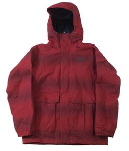 THE NORTH FACE ノースフェイス ナイロン マウンテンパーカー ジャケット スキーウェア ボーダー 赤 メンズ M