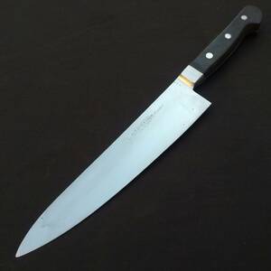 牛刀包丁 洋包丁 スライサー シェフナイフ 堺孝行 SAKAI TAKAYUKI UDDEHOLM SWEDISH STELL 刃長約210㎜ 日本製 Gyuto Knife【b】【4712】