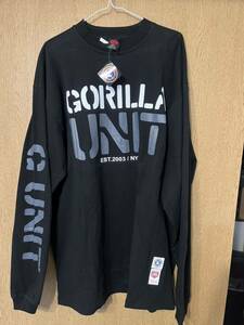 新品 レア ecko×GORILLA UNIT 長袖 Tシャツ ロンT エコー ゴリラユニット hiphop オーバー ビッグ サイズ