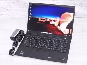 Sランク Lenovo X1 Carbon Gen10 第12世代 i5 1235U メモリ8GB NVMe256GB WUXGA液晶 Win11