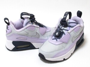 NIKE AIR MAX 90 TOGGLE PS 紫 紺 18cm ナイキ エアマックス 90 トグル ゴム紐 スリッポン CV0064-005