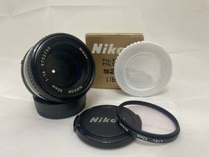 ◆動作品◆ Nikon ニコンAi-s NIKKOR 50mm F1.4 ニッコール 単焦点 標準レンズ ♯2404082