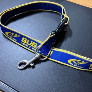 スバル ネックストラップ ★ スバル ラリーチーム★ SUBARU WORLD RALLY TEAM ストラップ　送料350円★スバルコレクション品