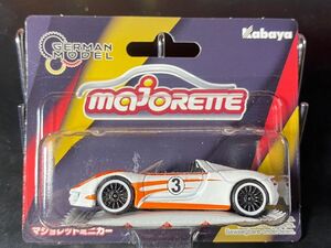 MAJORETTE マジョレット PORSCHE 918 SPYDER ポルシェ スパイダー GERMAN MODEL 白