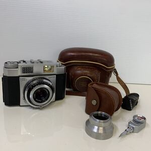 230825.3 ツァイス イコン ZEISS IKON CONTINA コンチナ Pantar 1:2.8 45mm PRONTOR SLK SPEZIAL シャッターセルフタイマー ケース カメラ