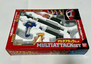 未使用品 バンダイ 1997 日本製 電磁戦隊メガレンジャー マルチアタックセット