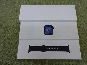 171-N87) 中箱未開封品 Apple Watch アップルウォッチ series9 GPSモデル 45mm Midnight Al Midnight SB M/L MR9A3J/A 