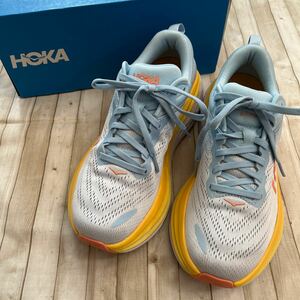 HOKA ONEONE Bondi 8 ★ホカ オネオネ ボンダイ 8 ★ランニングシューズ ブルー　25