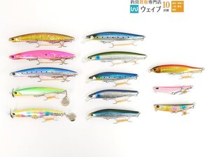 シマノ サイレントアサシン 99F・100S・120F、デュオ ビーチウォーカー ウェッジ 140S・フリッパー 40 ほか 計13点