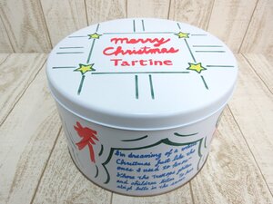 Tartine タルティンミックス丸缶 (大) クリスマス限定 中身なし 缶のみ 中古/USED