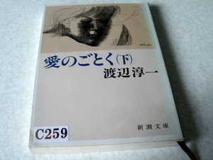 愛のごとく（下）★渡辺淳一 ★集英社文庫★本・雑誌・文庫本・漫画・コミック・絵本★C259