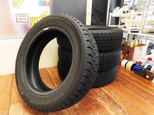 DUNLOP ダンロップ★WINTER MAXX WM02 155/65 R14 4本 6分～7分 2020年製 スタッドレスタイヤ 14インチ ウィンターマックス★中古品 NR3108