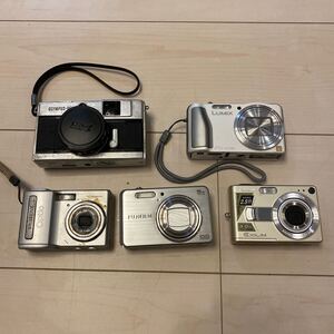 Panasonic CASIO FUJIFILM LUMIX OLYMPUS PEN DMC-TZ30 EX-Z40 J150W デジカメ フィルムカメラ まとめて 大量 現状品 ジャンク