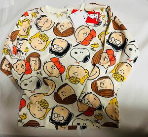 ◎★7150*激安sale!!新品 こども服 　長袖Tシャツsize130　1枚★PEANUTS.スヌーピー