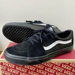 VANS 29cm SK8-LOW CONTRAST/BLACK US11 UK10 ブラック 黒 黒白 バンズ (検 OLD SKOOL サーフィン スケートボード スノーボード BMX