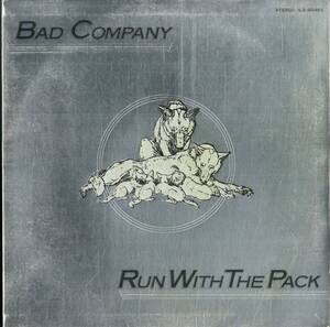 A00563257/LP/バッド・カンパニー(BAD COMPANY)「Run With The Pack / Bad Company III (1976年・ILS-80455・ハードロック)」