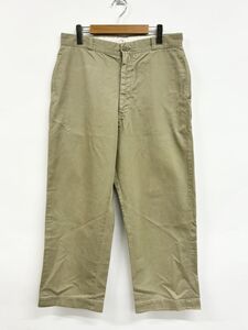 60s US ARMY チノパンツ CHINO TROUSERS チノトラウザー 34×29 良サイズ 64年製 GRIPPER ZIPPER アルミジップ 米軍 アメリカ軍