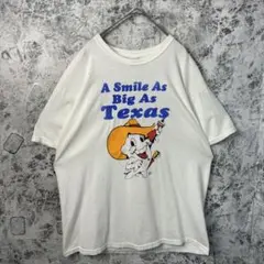 白tシャツGILDANギルダン　ビンテージ00s 可愛いプリントtシャツ