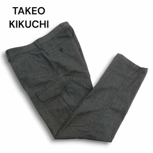 TAKEO KIKUCHI タケオキクチ 通年 ストレッチ★ カーゴ スラックス パンツ Sz.3　メンズ　C4B04118_9#R