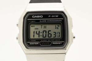 カシオ F-91W クロノグラフ アラーム デジタル クォーツ メンズ 腕時計 CASIO