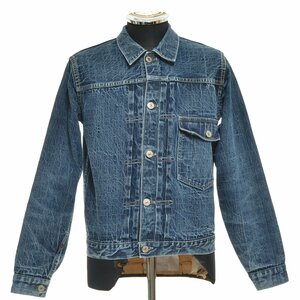 ◆526773 WAREHOUSE ウエアハウス ◆デニムジャケット トラッカー 2001XX 1st TYPE DENIM Jacket サイズ36 メンズ 日本製 インディゴ