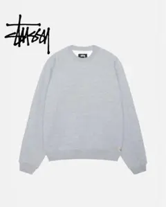 Fleece Raglan Crew in grey heather