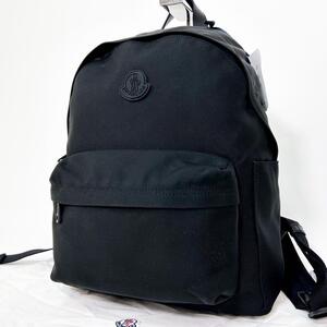 未使用に近い モンクレール リュック バックパック ニューピアリック ブラック メンズ MONCLER NEW PIERRICK BACKPACK BLACK A4対応