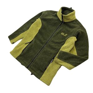 Jack Wolfskin ☆ ジャックウルフスキン フリース ジャケット グリーン S レディース 秋冬 ハイキング アウトドア キャンプ 万能■BE300