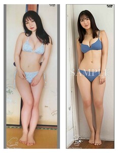 2枚セット 沢口愛華 池本しおり 等身大ポスター フラッシュ 