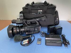 SONY PMW-200 XDCAM カムコーダー　BC-U1A 電源／BP-U60 バッテリー／ECM-MS2 マイク／S×S PRO メディア