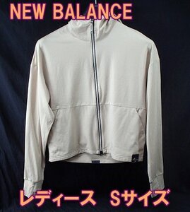 未使用 NEW BALANCE ニューバランス MT1996 ラッシュガード フルジップ フーディ レディース Sサイズ AWJ35022 インセンス