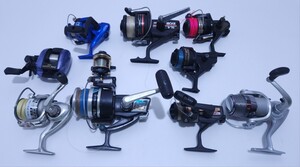 リール 釣具 まとめて 10点,Fines spin E2000, Super MidGet 1RL, SZM Shoot Max, Olympic FX-1,RYOBI Carbowin DX 1000他(T-22)