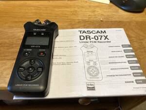 TASCAM DR-07X リニアPCMレコーダー　SDカード無