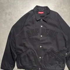 【SUPREME】シュプリーム ブラック コットンツイル ジャケット Mサイズ