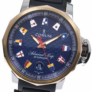 コルム CORUM 082.833.24 アドミラルズカップ トロフィー41 デイト 自動巻き メンズ _742663