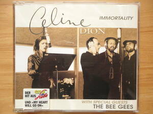 ●SINGLE CD 美品 セリーヌ・ディオン CELINE DION / IMMORTALITY with BEE GEES ビー・ジーズ EU盤 個人所蔵 ●3点落札ゆうパック送料無料