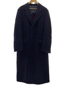 Yohji Yamamoto D’URBAN A.A.R◆チェスターコート/Lサイズ/ウール/ネイビー/X860620/ヨウジヤマモトダーバンA.A.R