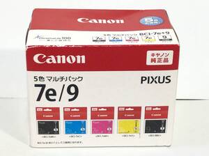 未使用 Canon キャノン 純正 インクタンク BCI-7E＋9 5MP 5色マルチパック BCI-7eBK 7eC 7eM 7eY 9BK セット 241219EC1