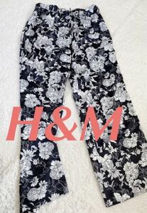 ◎H&M◎エイチアンドエム　フラワープリント　パンツ