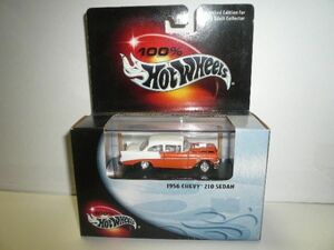 HotWheels METAL COLLECTION 1956 CHEVY 210 SEREN 白/オレンジ