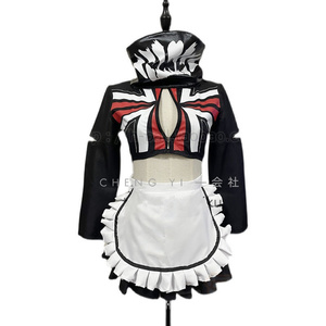 アズールレーン クロスウェーブ U47 メイド服 コスプレ衣装風(ウィッグ 靴別売り)