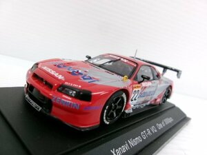 エブロ 1/43 ザナヴィ ニスモ R34 GT-R VQ #22 JGTC 2002 (8132-109)