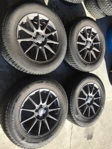 ◆AS1215-5◆冬用◆OZ　MSW◆ボルボ　XC60　XC90等◆17×7J　+50◆5H　108◆ピレリ◆235/65R17◆4本セット◆中古品◆